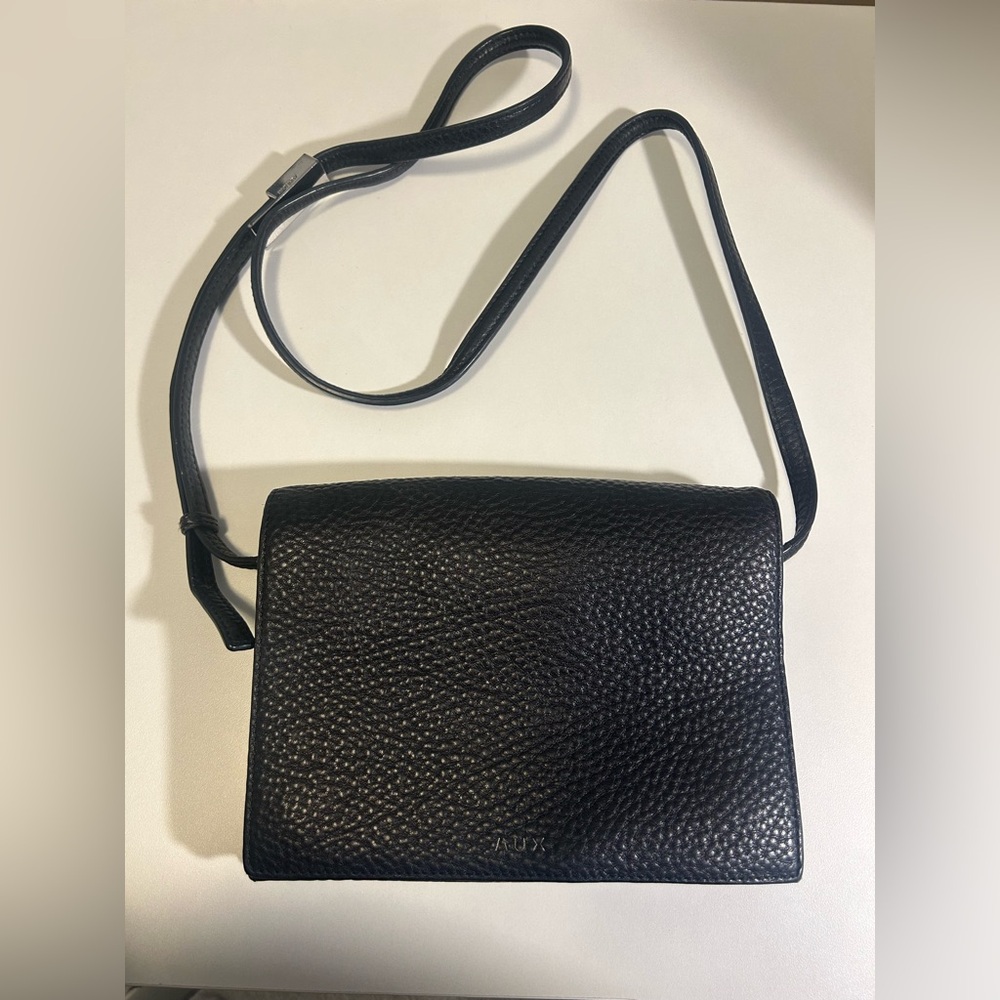 Auxiliary Black Crossbody Bag